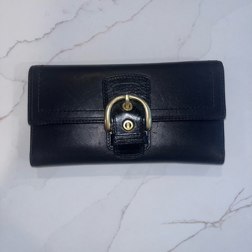 Vintage Leather Coach Wallet